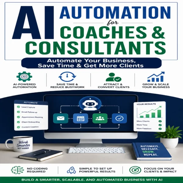 AI Automation for Coaches & Consultants: Automate Your Business, Save Time & Get More Clients