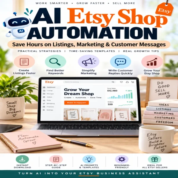 AI Etsy Shop Automation Guide 2026 | Save Hours on Listings & Messages