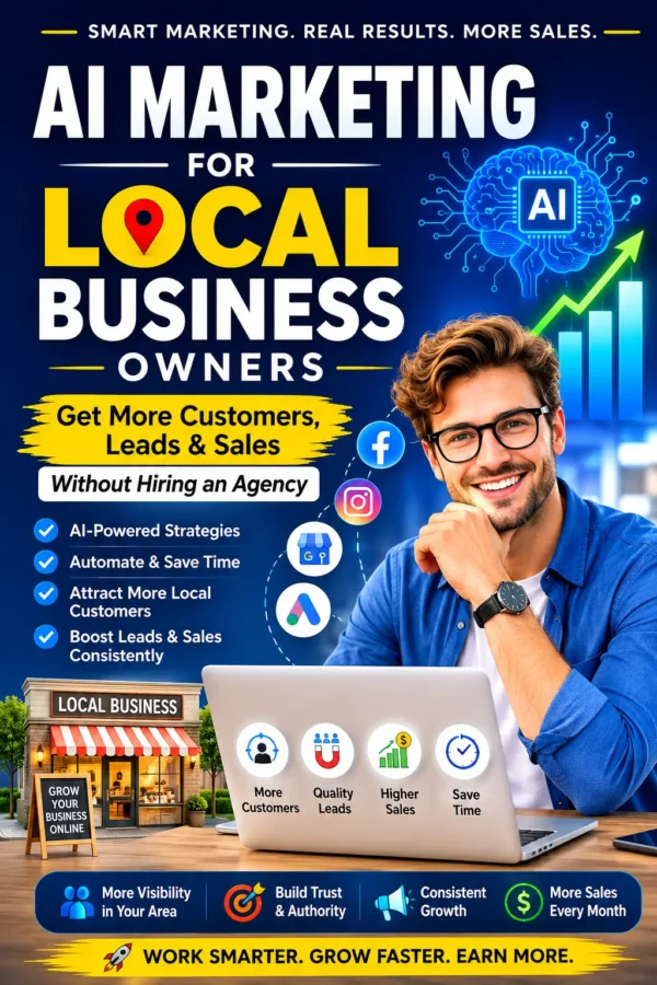 AI Marketing for Local Business Owners Get More Customers, Leads & Sales Without Hiring an Agency