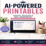 AI-Powered Printables: Create, Package & Sell Printables Without Being a Designer