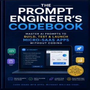 The Prompt Engineer's Codebook: Build Micro-SaaS Apps with AI Prompts No Coding