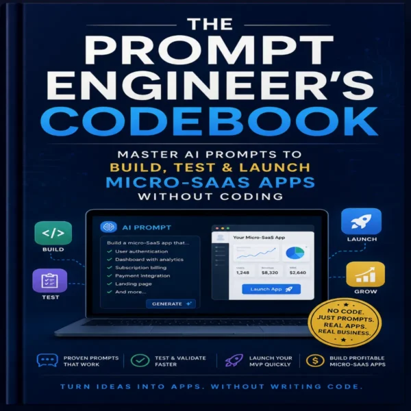 The Prompt Engineer's Codebook: Build Micro-SaaS Apps with AI Prompts No Coding